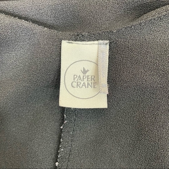 Paper Crane Black Tiered Camisole Blouse - Picture 4 of 7